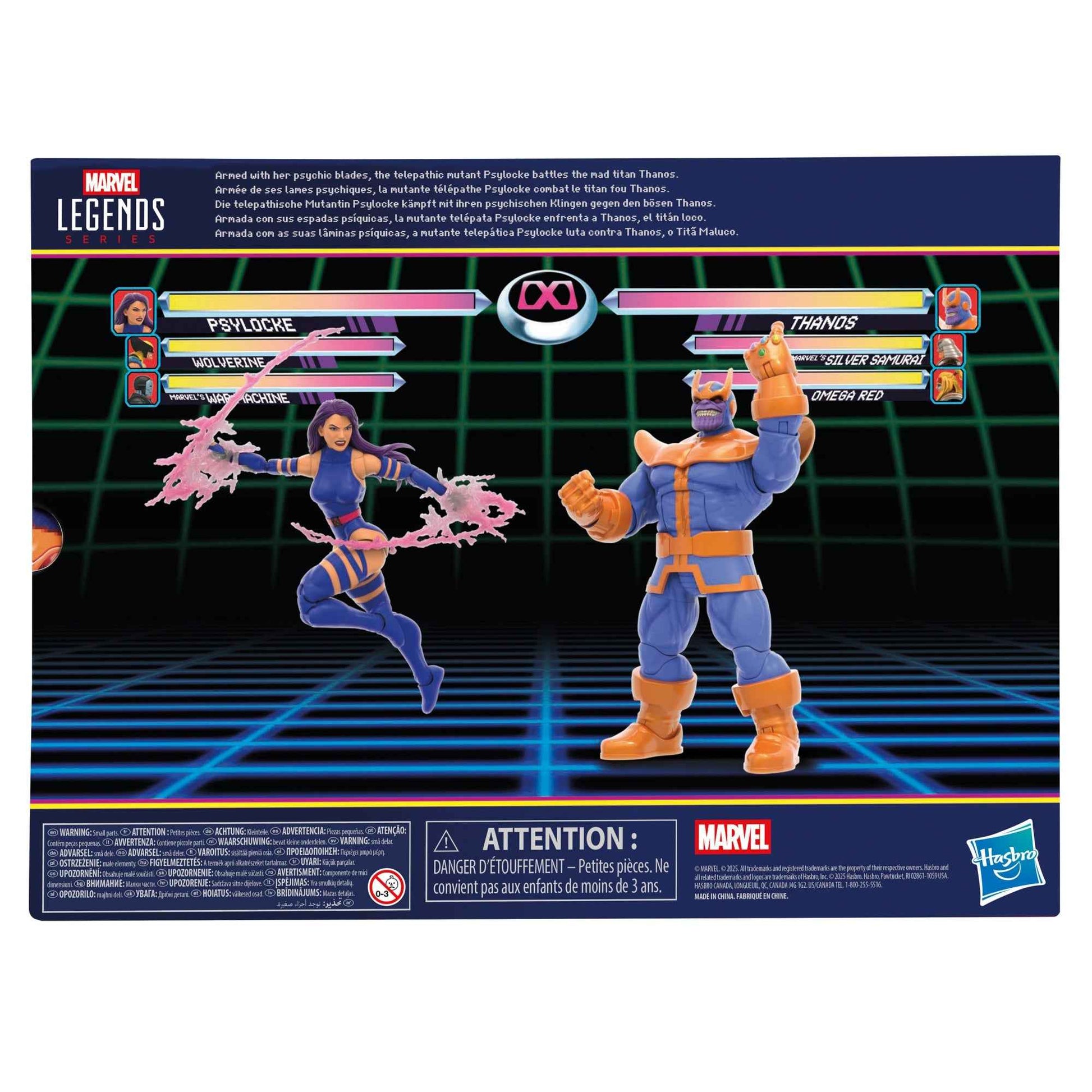 Marvel Legends Series Gamerverse Psylocke vs. Thanos - Exclusive