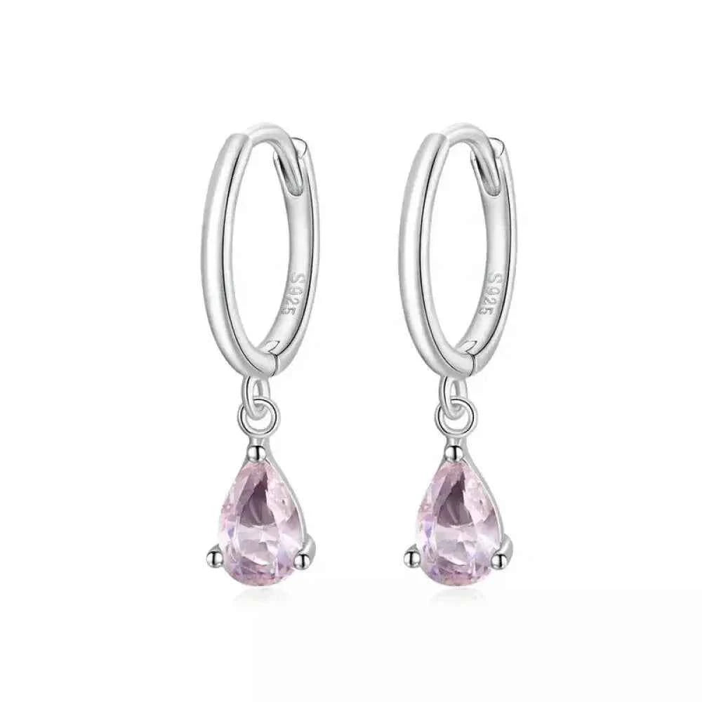 Exquisite Ishwar Water Drop Earrings | 925 Sterling Silver | 4 Colors | Statement Jewelry Sce1018