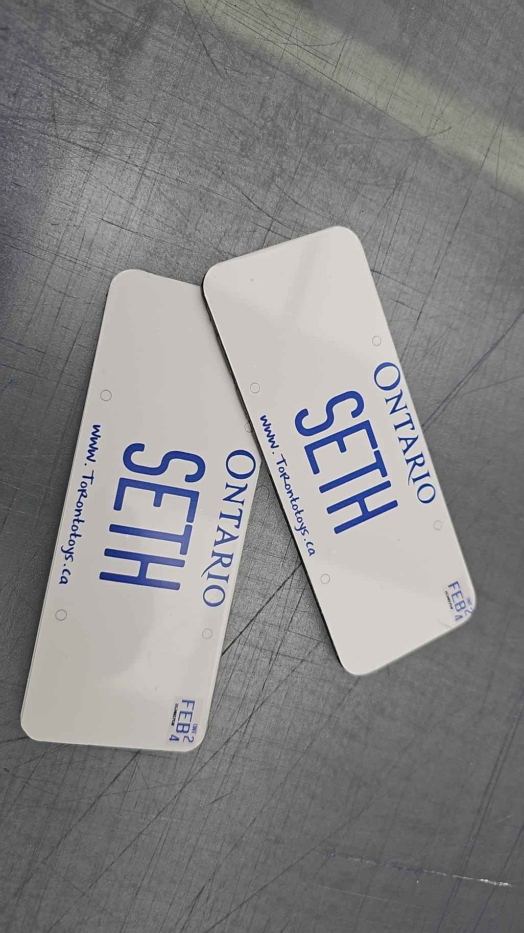 custom license plate for kids