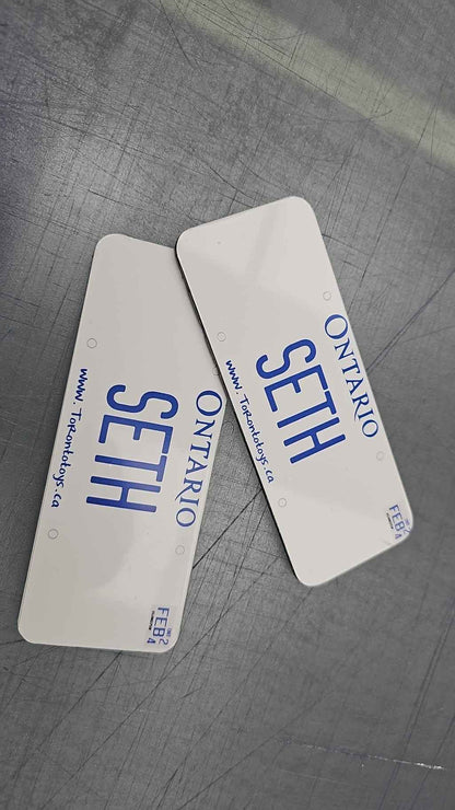 custom license plate for kids