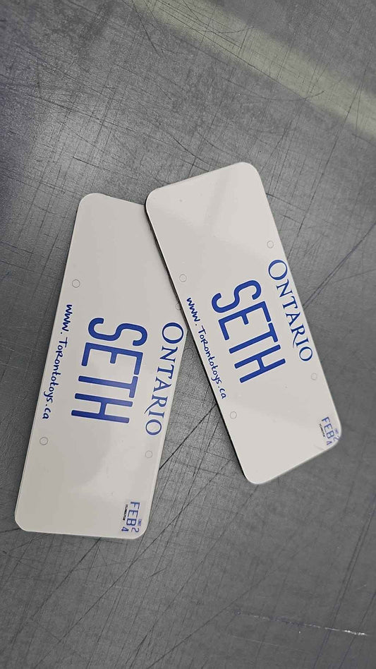 custom license plate for kids