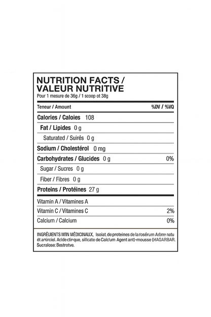 Unity Supplements Clear Protein Powder - Pure Isolate for Optimal Recovery