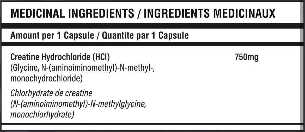 VNDL Project Creatine HCL Capsules