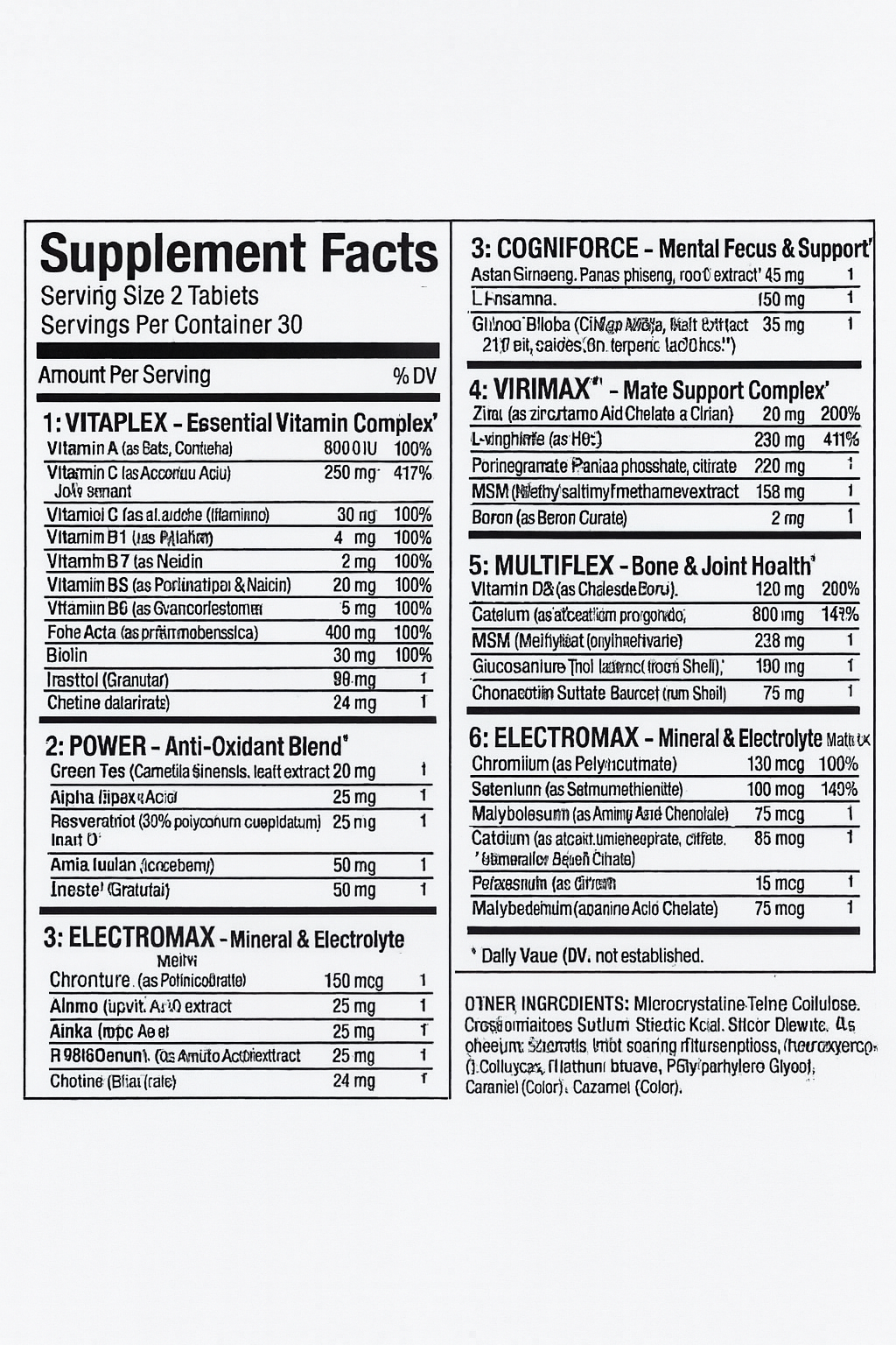 ALLMAX Vitaform Multivitamin For Men