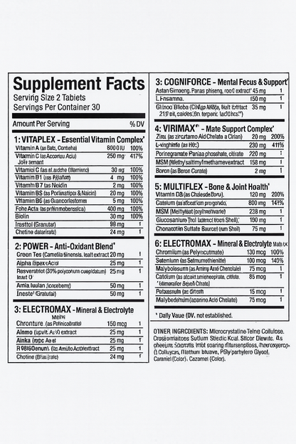 ALLMAX Vitaform Multivitamin For Men