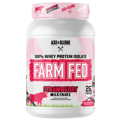 Axe & Sledge Farm Fed Whey Isolate Protein Powder
