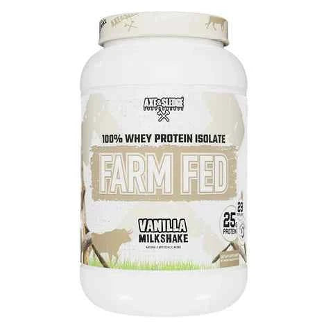 Axe & Sledge Farm Fed Whey Isolate Protein Powder