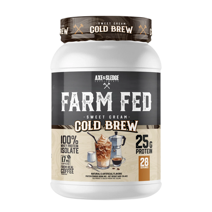 Axe & Sledge Whey Isolate Protein - Farm Fed Protein Powder for Enhanced Performance