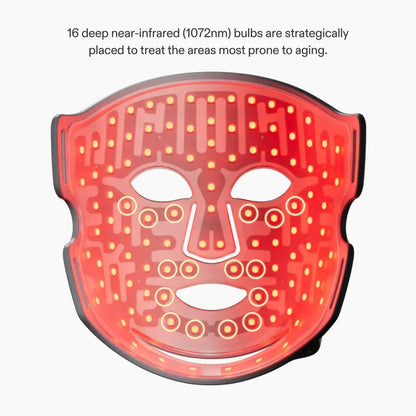 CurrentBody Skin LED Light Therapy Mask Series 2 - Red & Near-Infrared Light Therapy for Anti-Aging & Wrinkle Reduction
