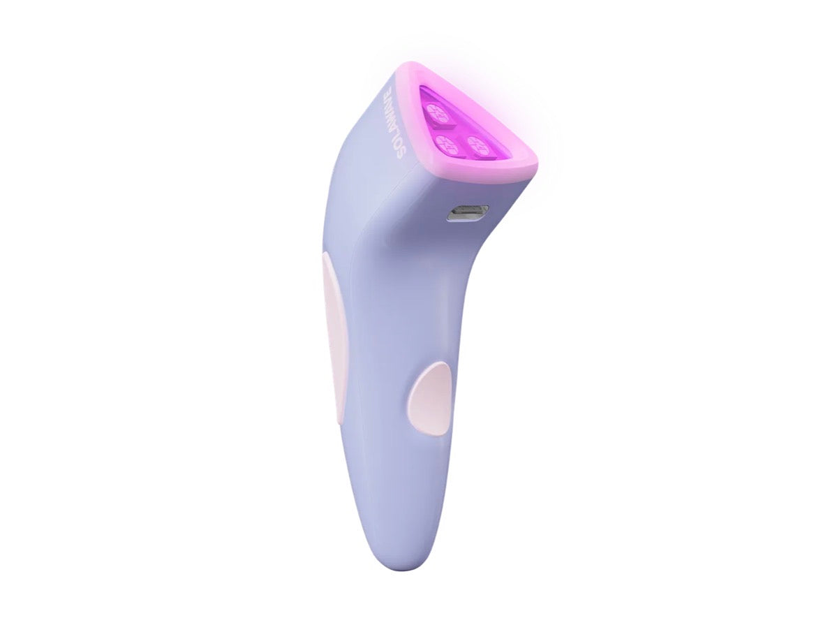 Solawave Bye Acne Spot Treatment - Red & Blue Light Therapy for Fast Acne Clearing