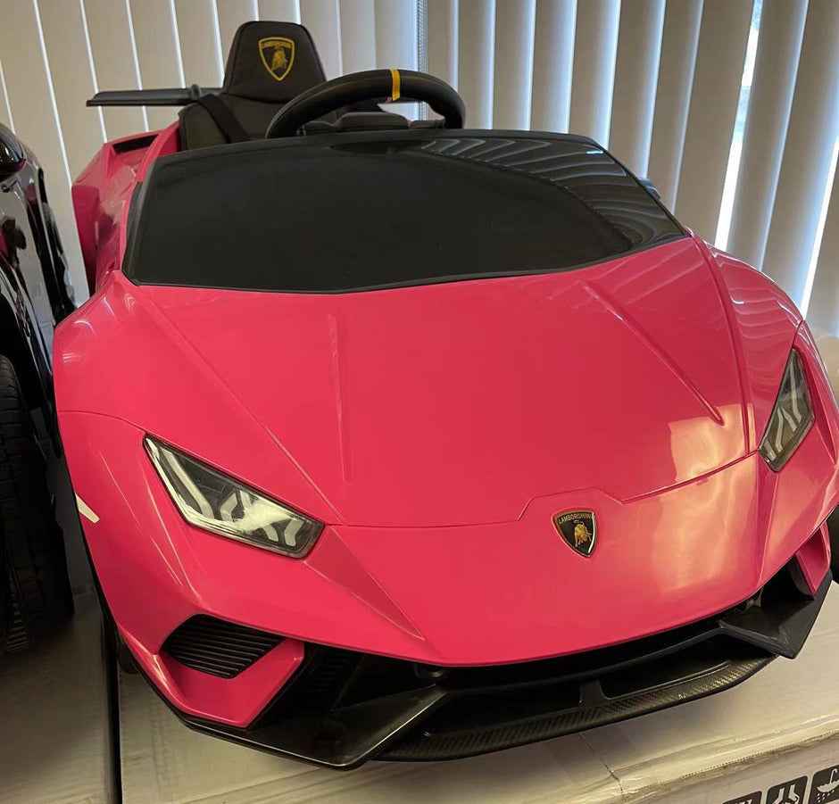 PREORDER 2026 Lamborghini Huracan Kids Electric Car 12V DELUXE Ride On with Remote Control