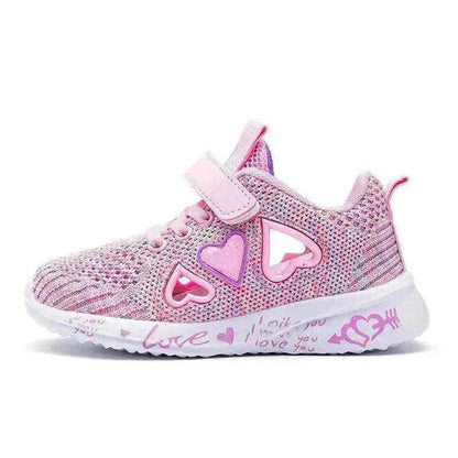 Kids Mesh Sneakers Cute Cartoon Sport Shoes