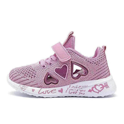 Kids Mesh Sneakers Cute Cartoon Sport Shoes
