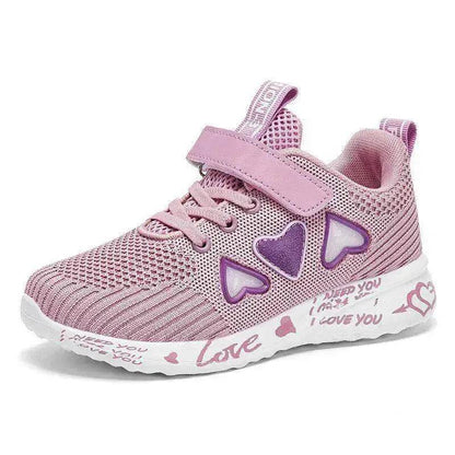 Kids Mesh Sneakers Cute Cartoon Sport Shoes
