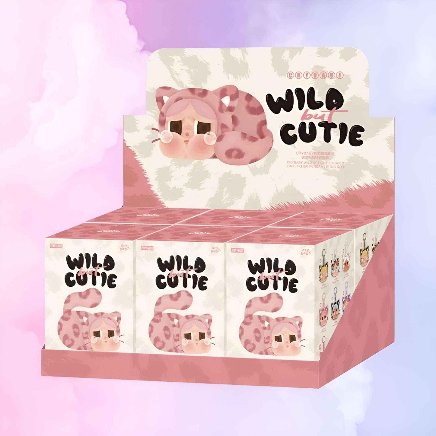 Popmart CryBaby Plush Charm - Wild But Cutie Plush Blind Box