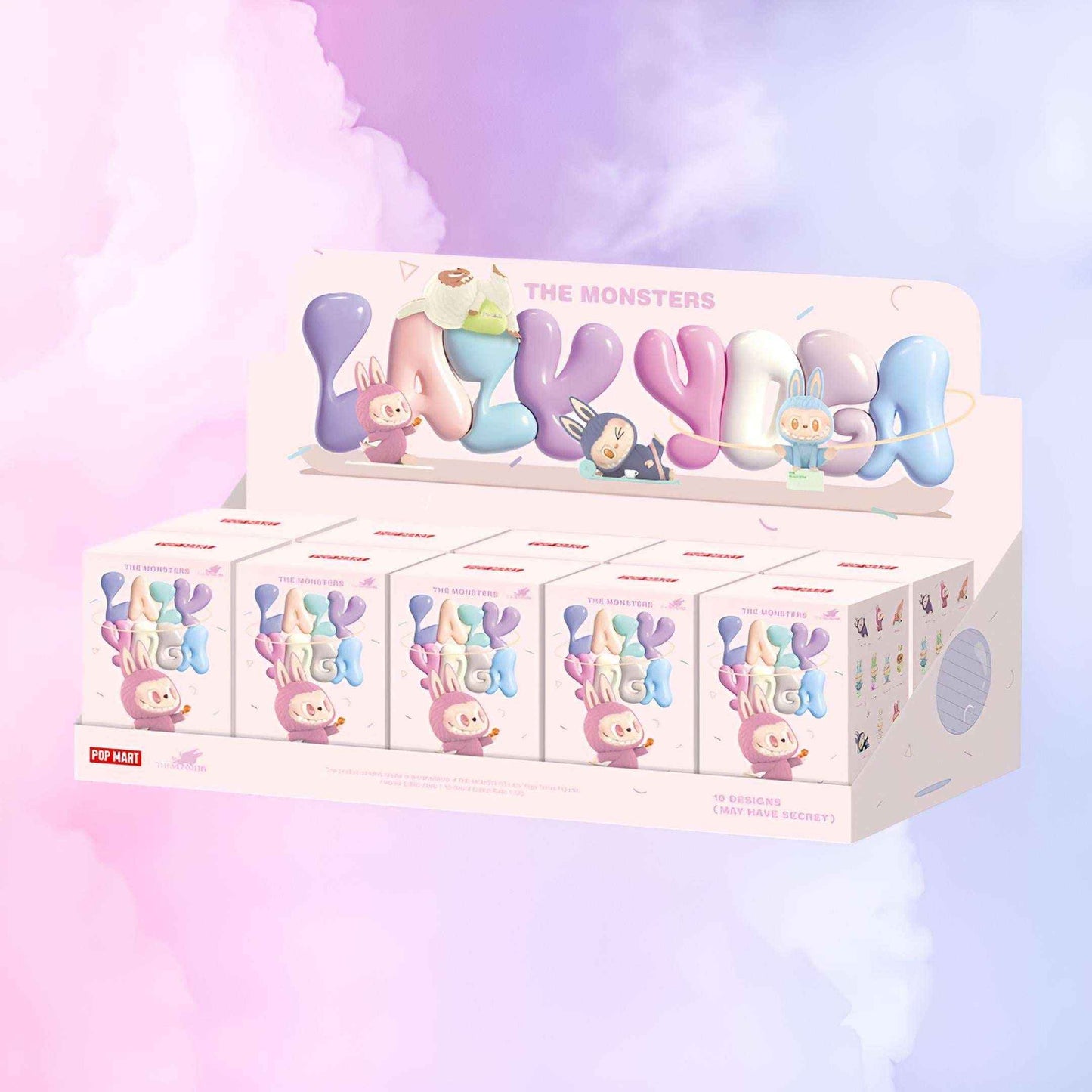 Labubu Lazy Yoga Monsters Blind Box - Collectible Lazy Yoga Series Figures