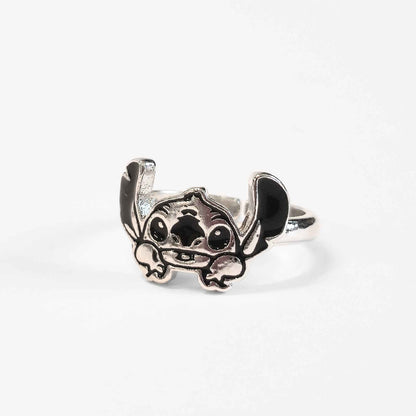 Lilo & Stitch | Silver Stitch Ring