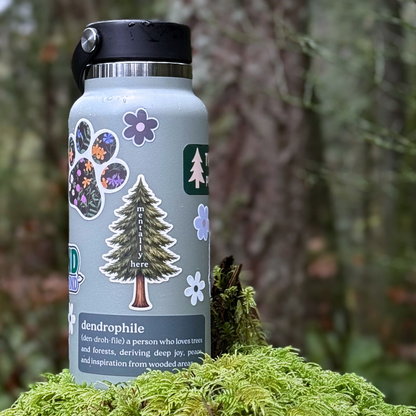 Dendrophile Definition Sticker - Unique Nature Lover Decal for Eco Enthusiasts
