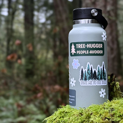 Tree Hugger Sticker - Perfect for People Avoiders