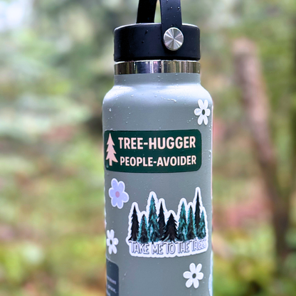 Tree Hugger Sticker - Perfect for People Avoiders