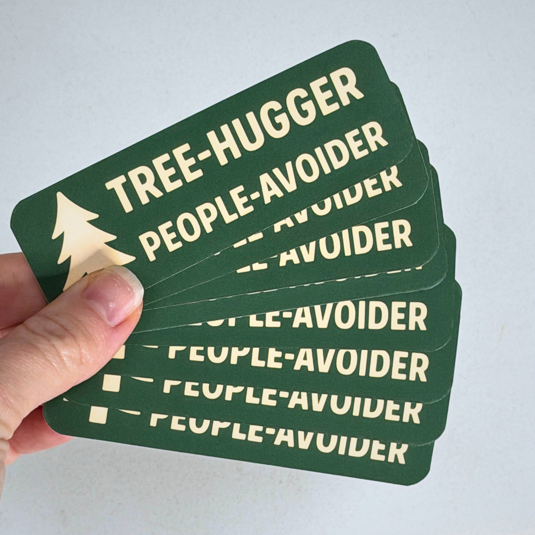 Tree Hugger Sticker - Perfect for People Avoiders