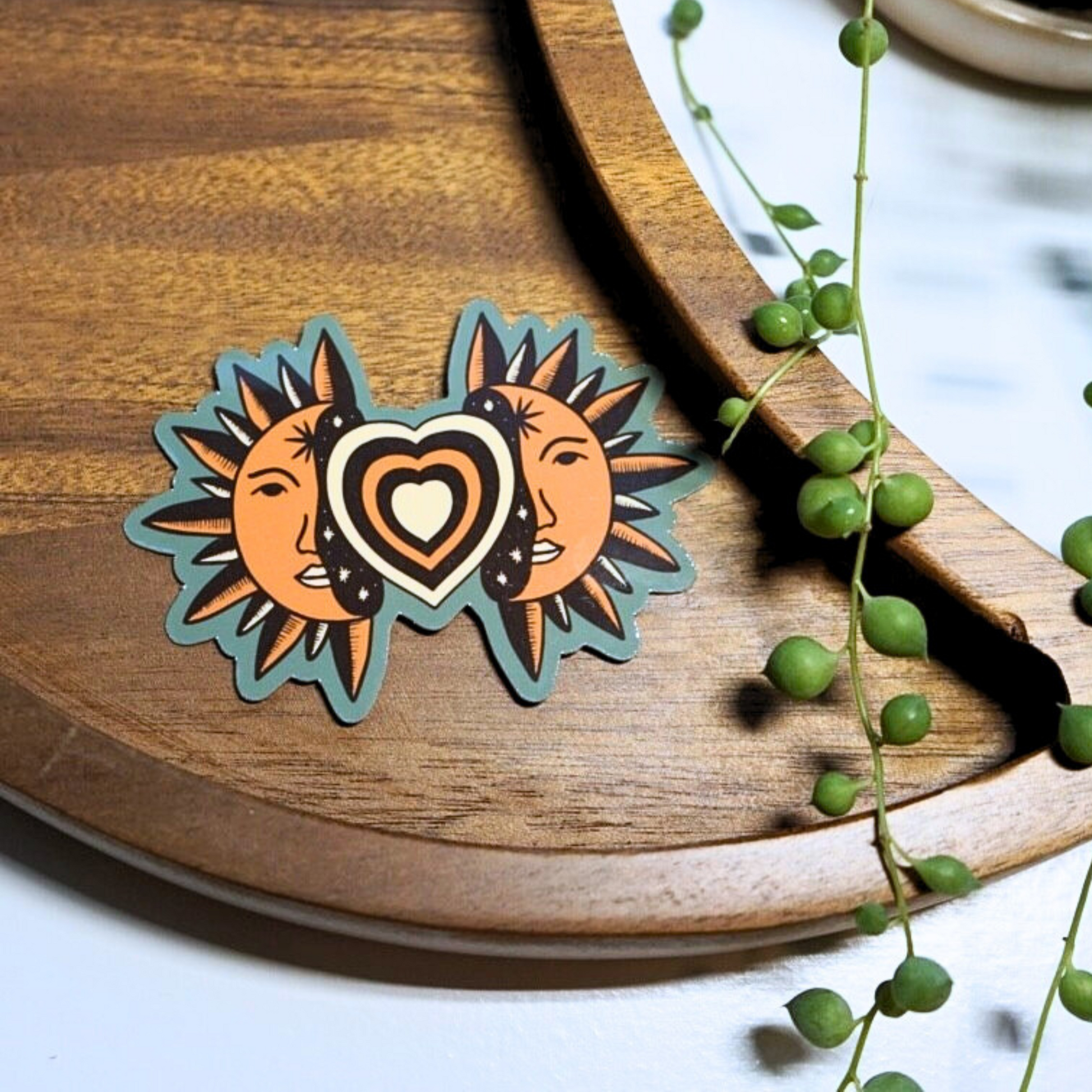 Radiating Sun Sticker