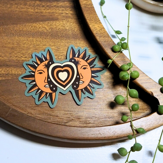 Radiating Sun Sticker