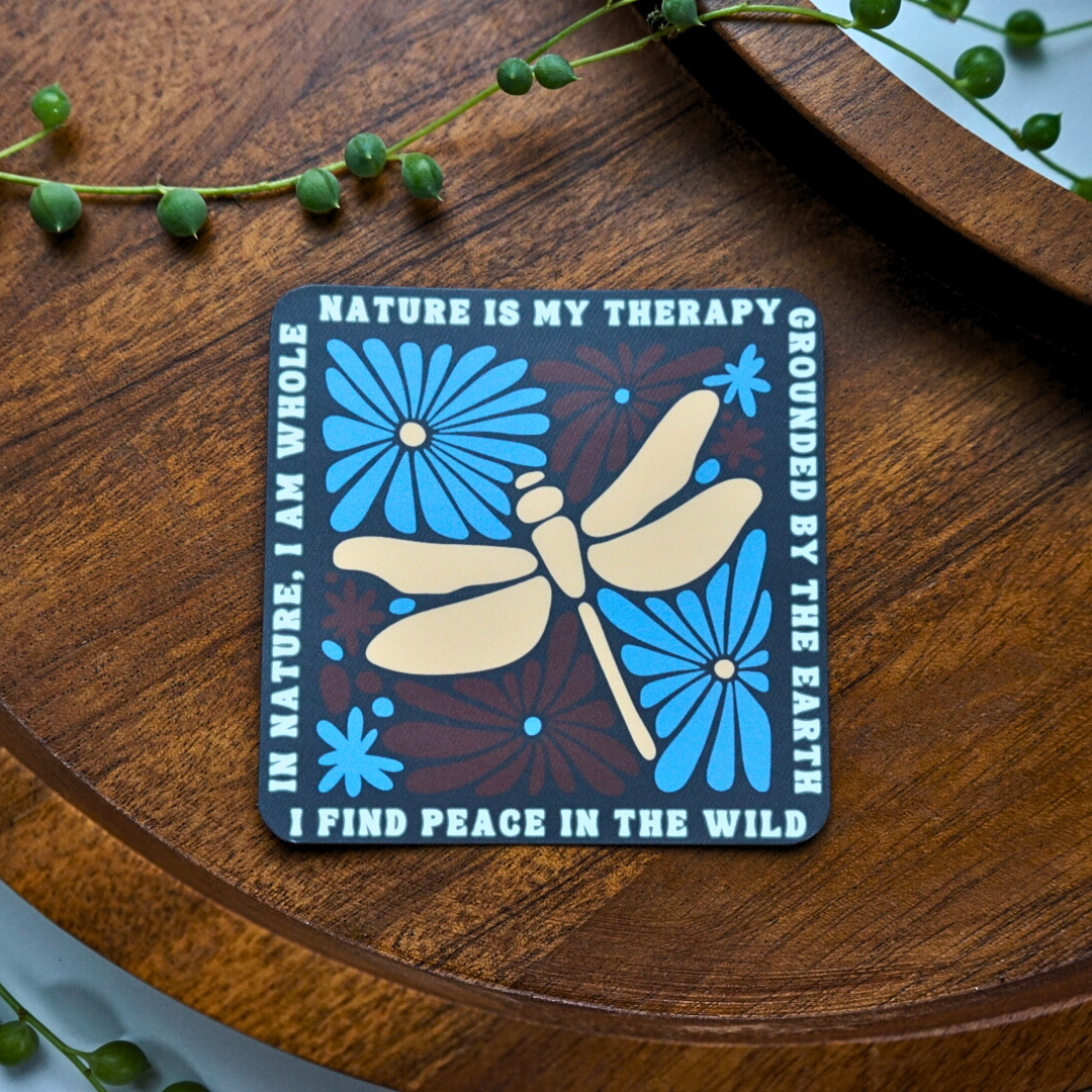 Nature is my Therapy Sticker - Nature Therapy Sticker for Wellness