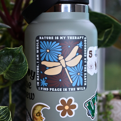 Nature is my Therapy Sticker - Nature Therapy Sticker for Wellness