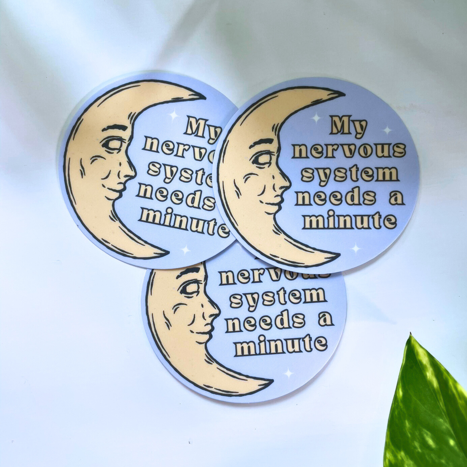 My Nervous System Needs A Minute Mental Health Sticker