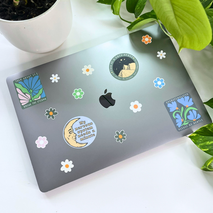 Overstimulated Sticker - Gentle Reminder for a Calming Space