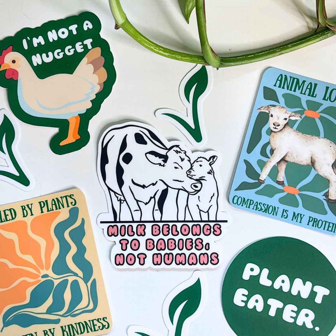 Milk Belongs to Babies, Not Humans - Vegan Baby Milk Sticker