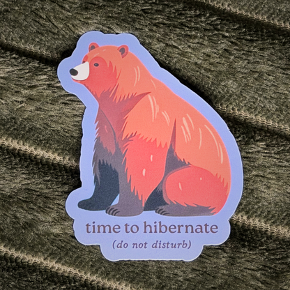 Time to Hibernate Sticker