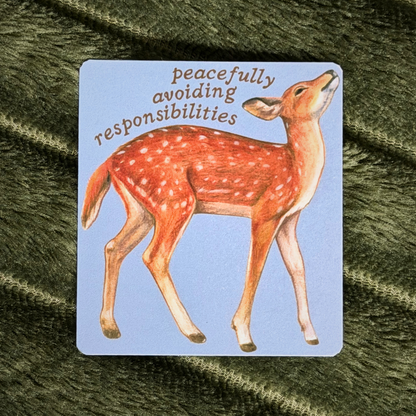 responsibility avoidance sticker