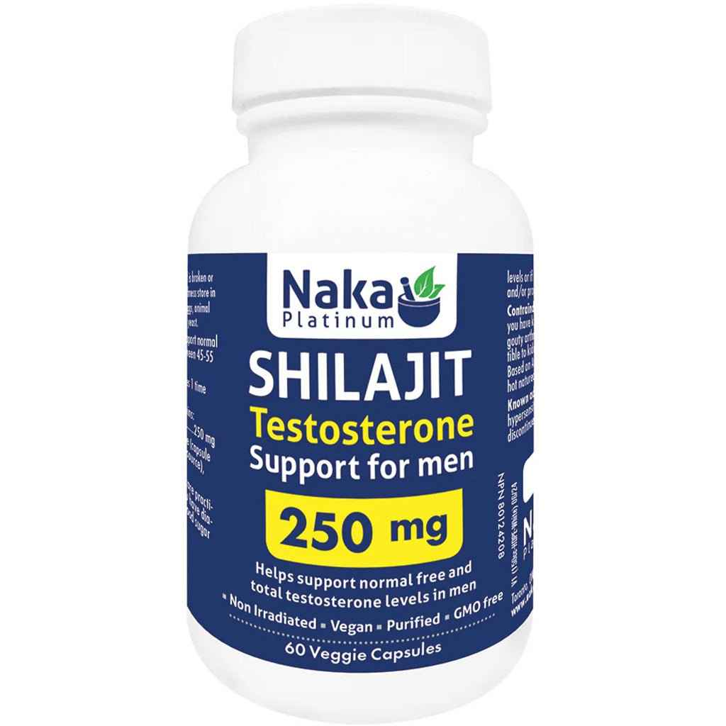 Naka Platinum SHILAJIT TEST SUPPORT FOR MEN, 60 VCaps