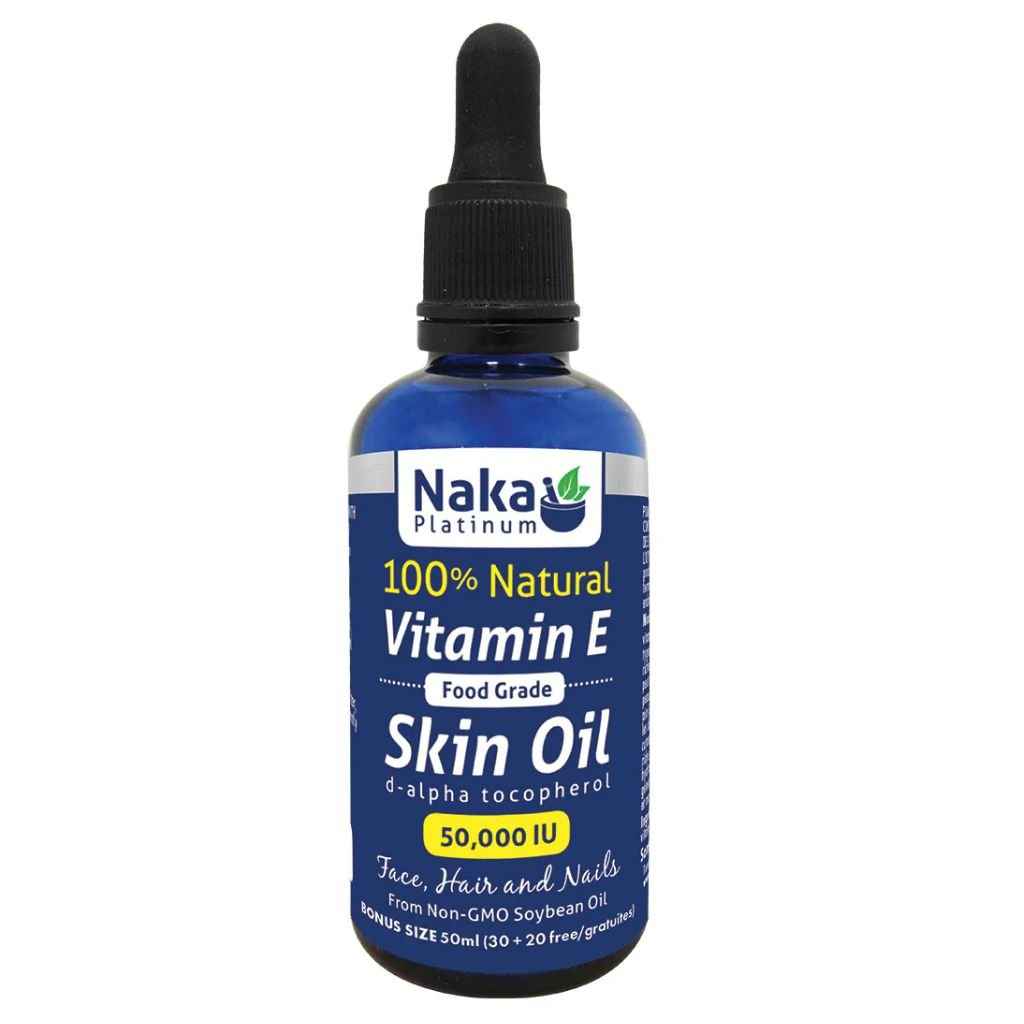 Naka Platinum 100% NATURAL VITAMIN E SKIN OIL, 50ml