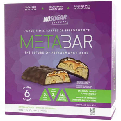 No Sugar Company METABAR, 12 Bars/Box