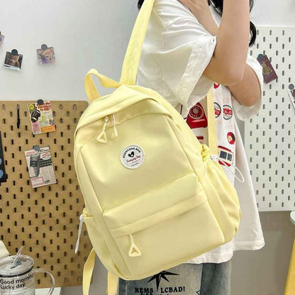 2025 New Summer School Bag Women's Japanese Style Niche Design Versatile Sports Travel Backpack College Student Backpack