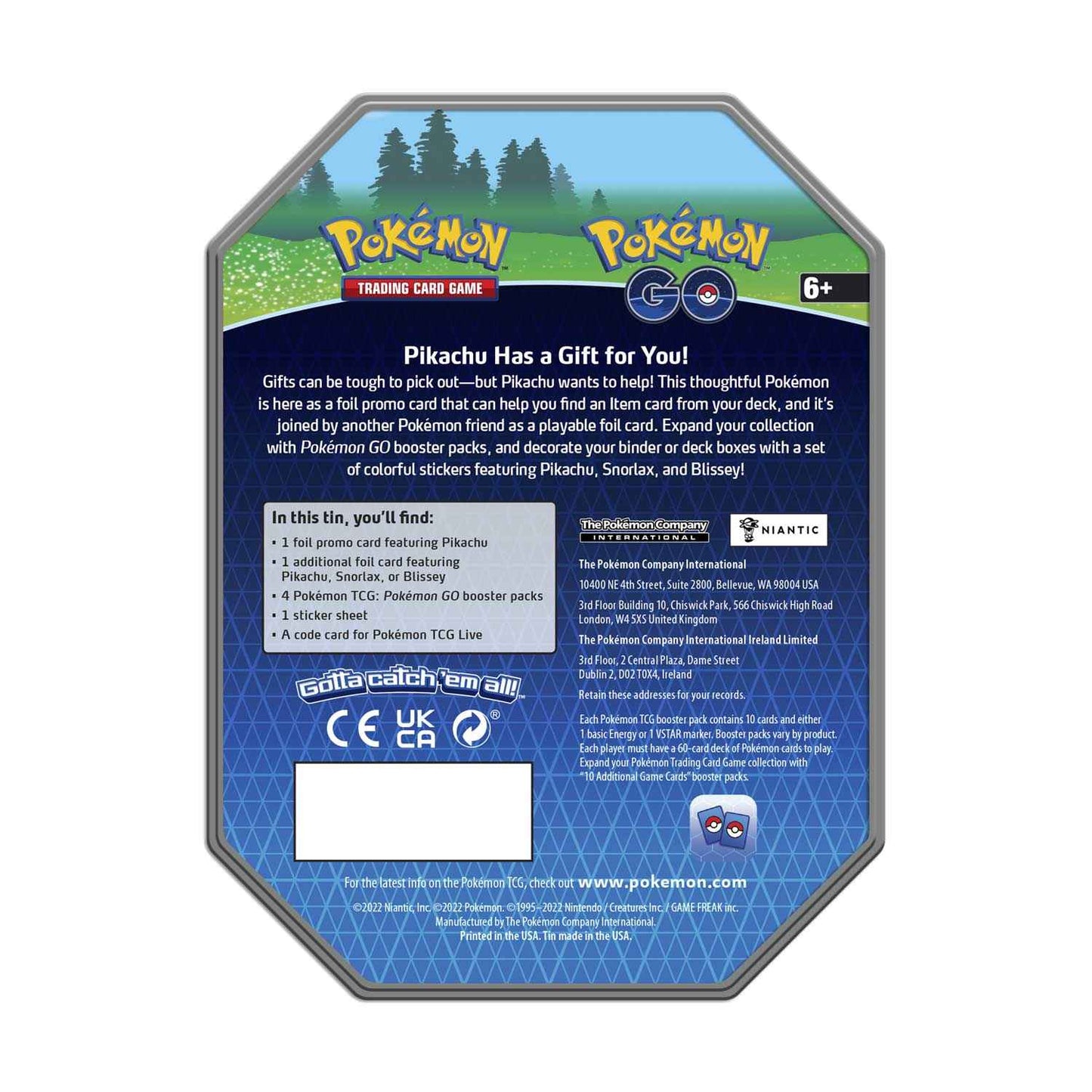 Pokémon TCG - Sword & Shield - Pokemon Go Tin