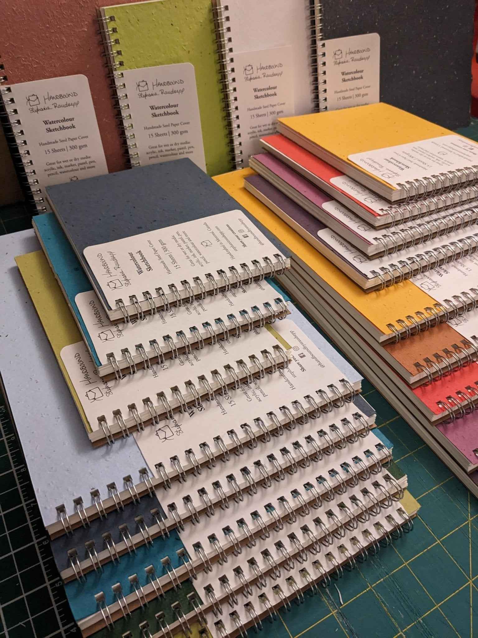 Small Plantable Watercolor Sketchbooks for Eco-Friendly Art