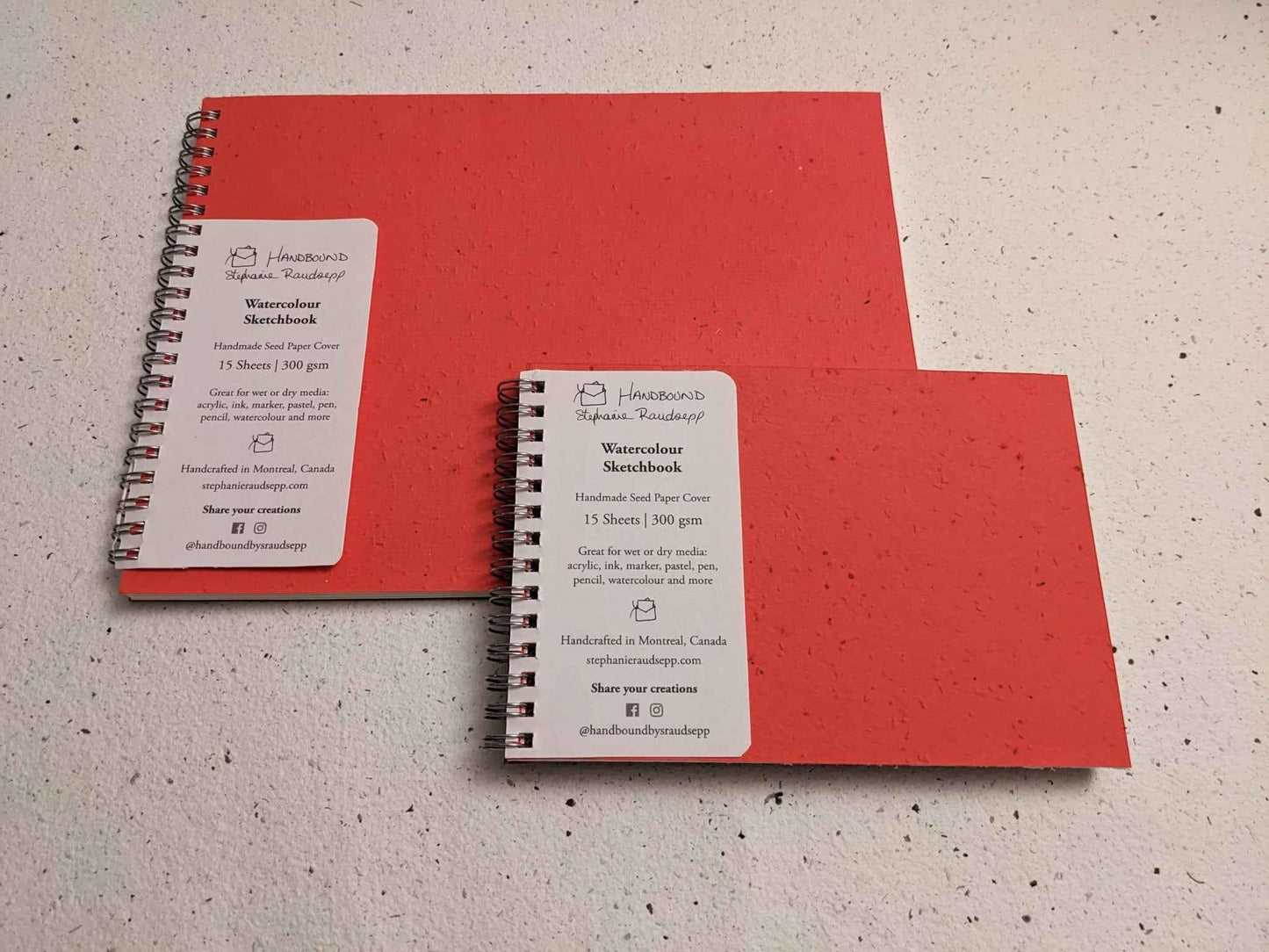 Small Plantable Watercolor Sketchbooks for Eco-Friendly Art