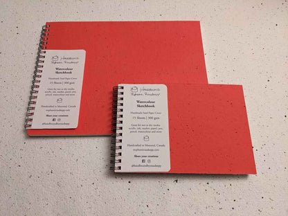 Small Plantable Watercolor Sketchbooks for Eco-Friendly Art