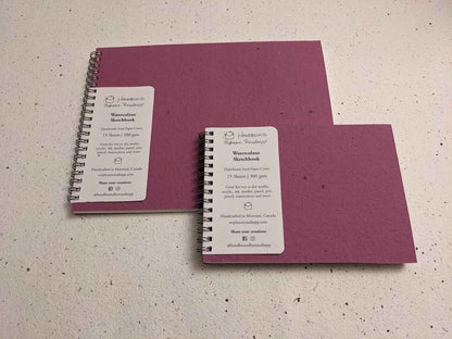 Small Plantable Watercolor Sketchbooks for Eco-Friendly Art