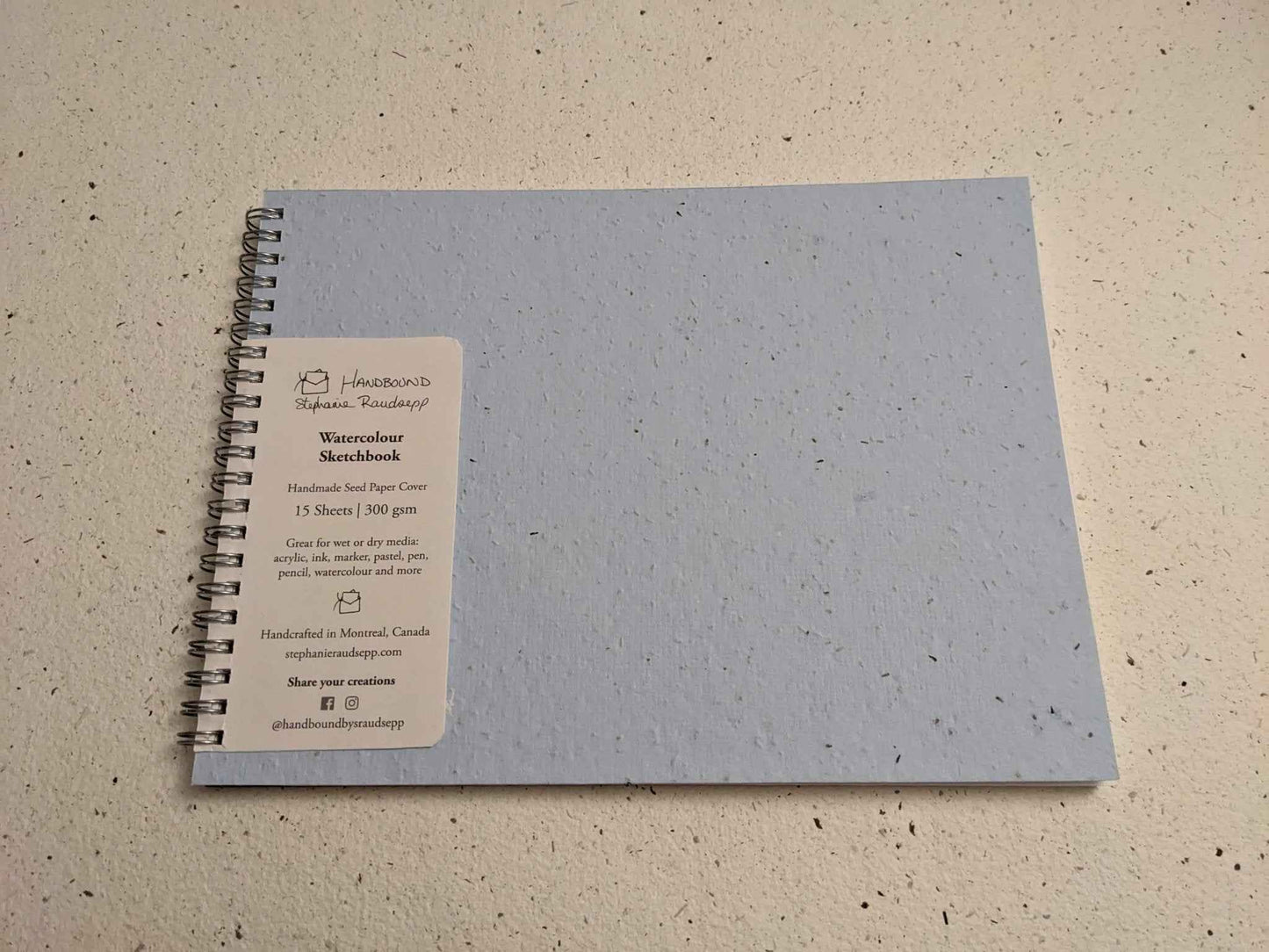 Small Plantable Watercolor Sketchbooks for Eco-Friendly Art