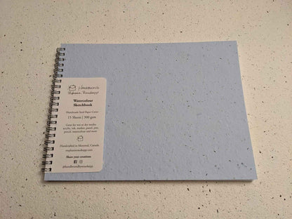 Small Plantable Watercolor Sketchbooks for Eco-Friendly Art