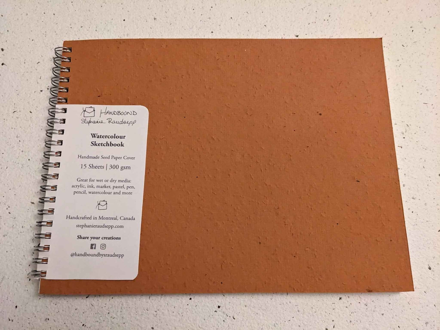 Small Plantable Watercolor Sketchbooks for Eco-Friendly Art