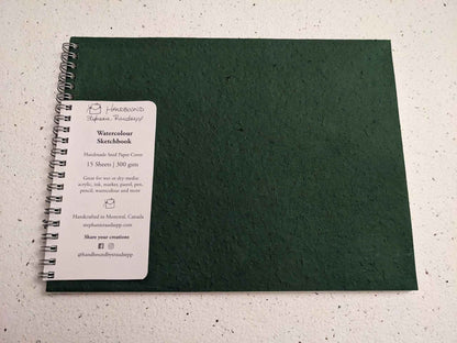 Small Plantable Watercolor Sketchbooks for Eco-Friendly Art