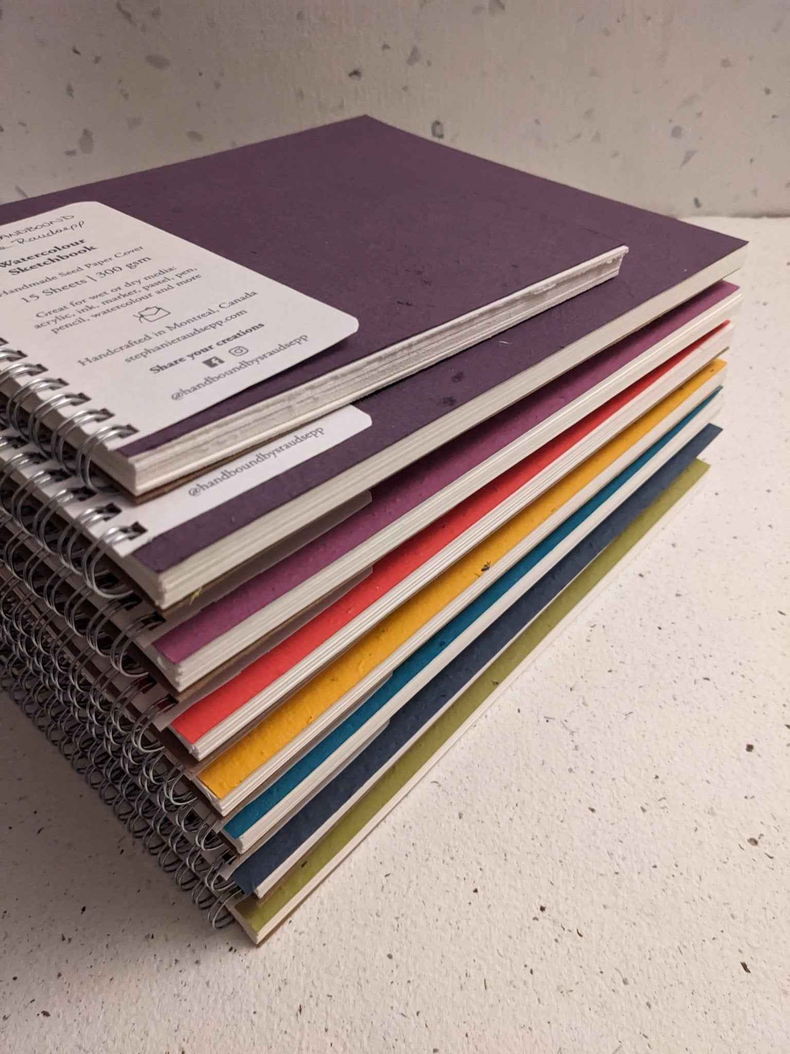 Small Plantable Watercolor Sketchbooks for Eco-Friendly Art