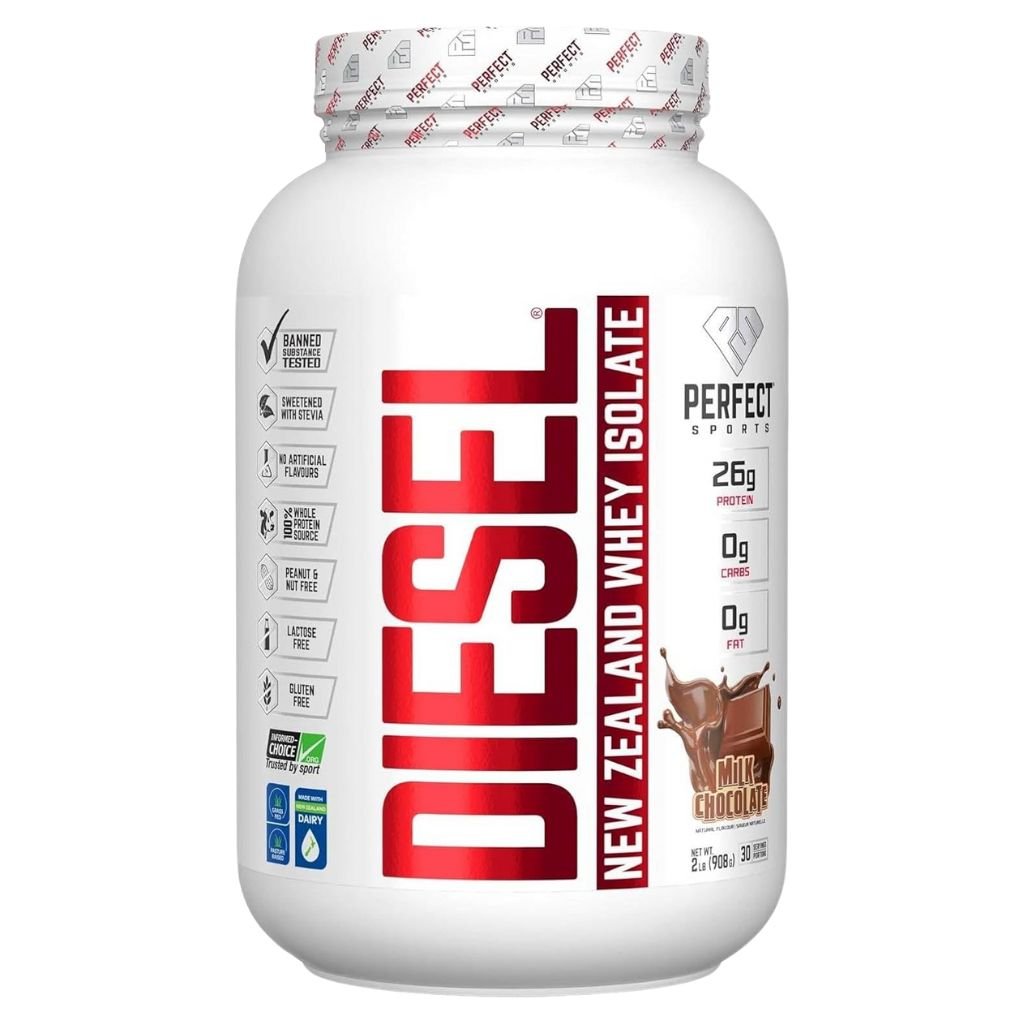 Perfect Sports DIESEL (New Zealand Whey Protein Isolate), 2lb