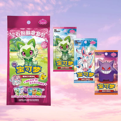 Pokemon Gem Pack Badge Set Simplified Chinese Pack